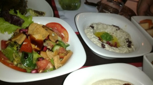 salad & babaghanouj