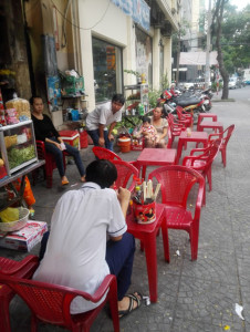 Local street cafe