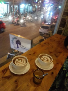 Dalat at nights - hot chocolate